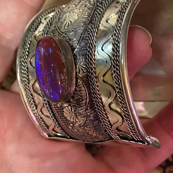 Fantastic Sterling Cuff Bracelet - Picture 8 of 9